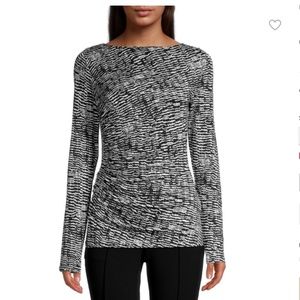 Boss Ejada Printed Jersey Top